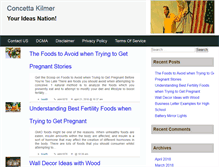 Tablet Screenshot of concettakilmer.com